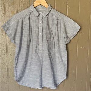 Closed Heidi Gray striped top